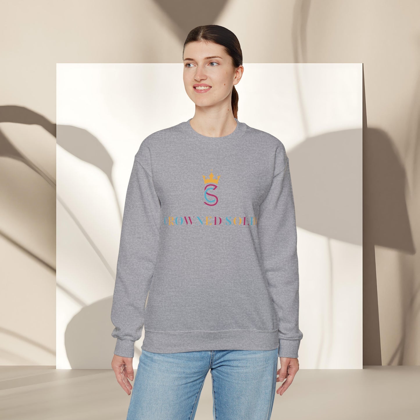 Crowned Solid Sweatshirt