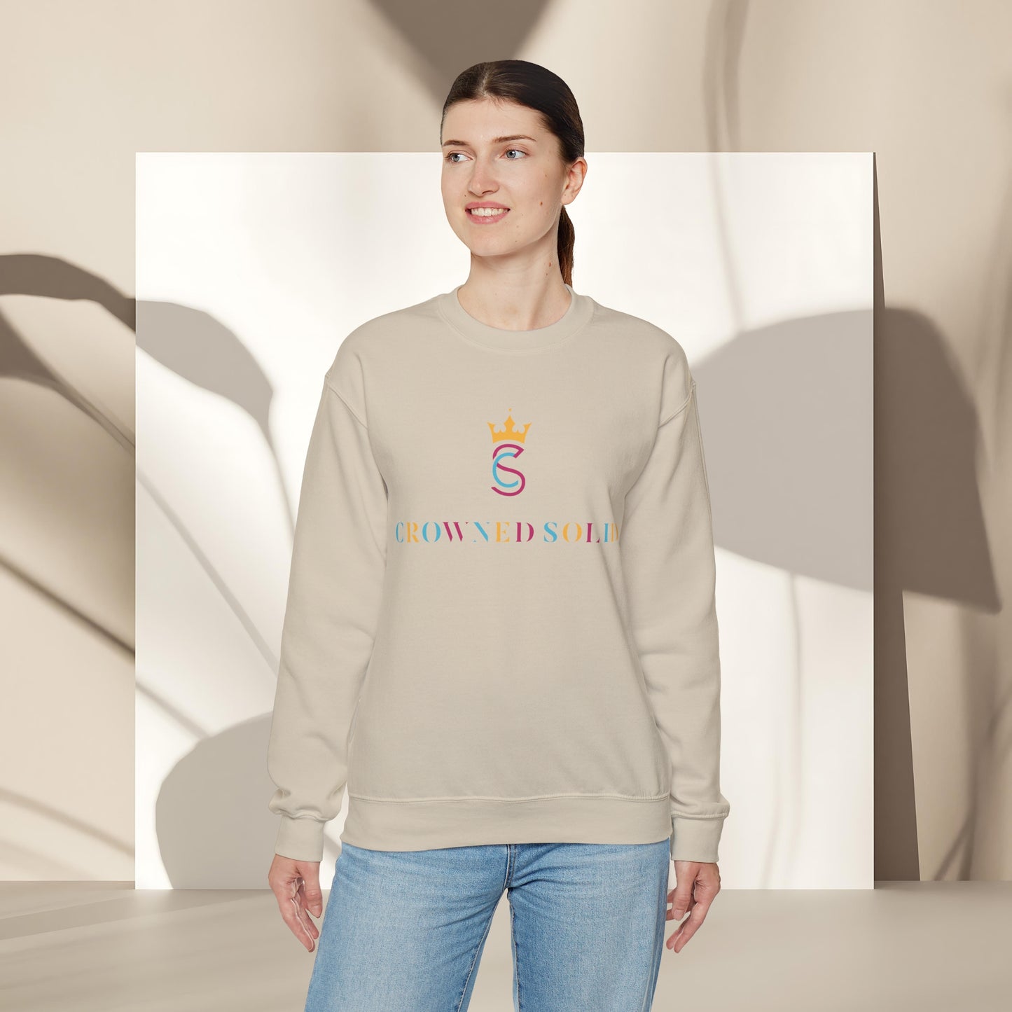 Crowned Solid Sweatshirt