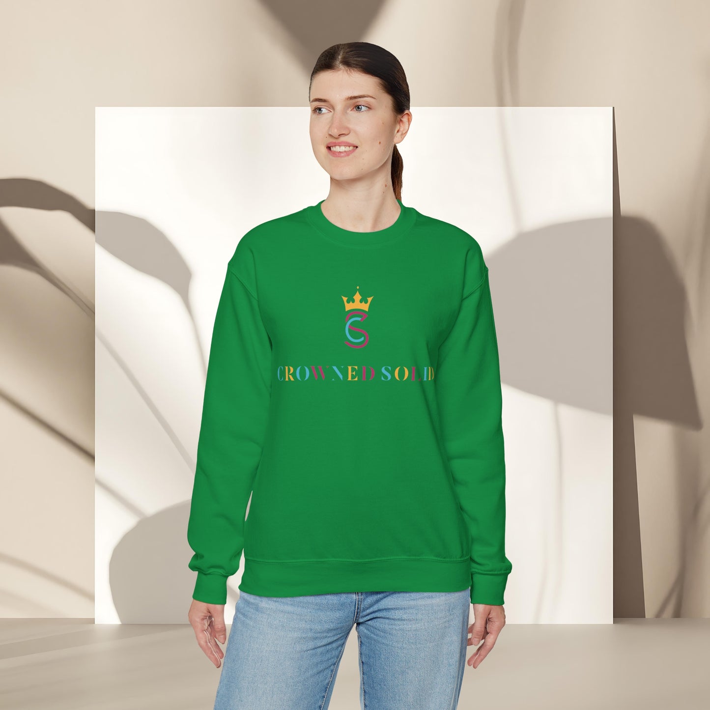 Crowned Solid Sweatshirt